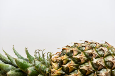 Close-up of half a pineapple. Horizontal - slon.pics - free stock photos and illustrations