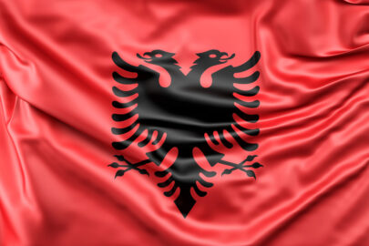 Flag of Albania - slon.pics - free stock photos and illustrations