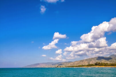 Clouds above the sea. Mediterranean - slon.pics - free stock photos and illustrations