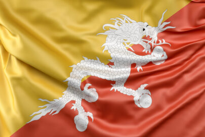 Flag of Bhutan - slon.pics - free stock photos and illustrations