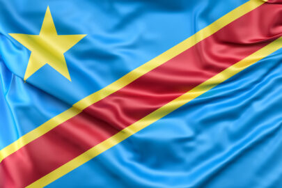 Flag of Democratic Republic of the Congo - slon.pics - free stock photos and illustrations