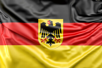 Flag of Germany with Coat of Arms - slon.pics - free stock photos and illustrations