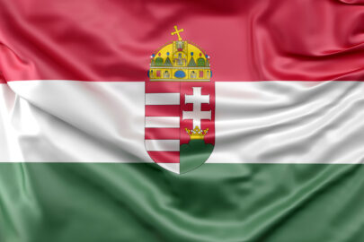 Flag of Hungary with Coat of Arms - slon.pics - free stock photos and illustrations
