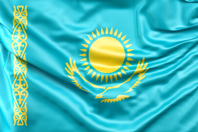 Flag of Kazakhstan - slon.pics - free stock photos and illustrations