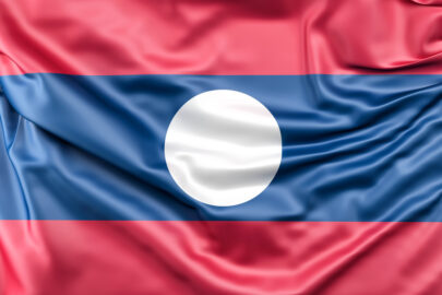 Flag of Laos - slon.pics - free stock photos and illustrations
