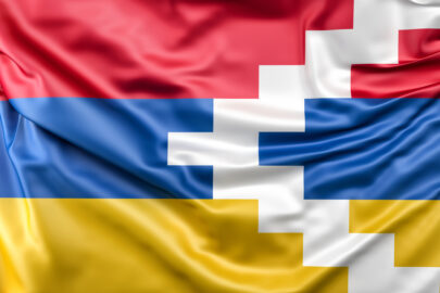 Flag of Nagorno-Karabakh (Nagorno-Karabakh Republic) - slon.pics - free stock photos and illustrations