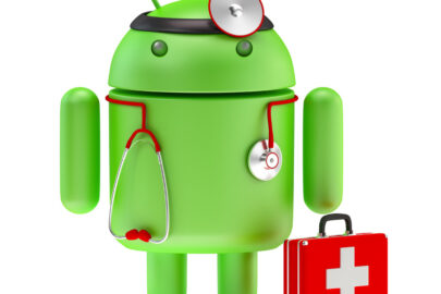 Android paramedic 3D illustration. Isolated. Contains clipping path - slon.pics - free stock photos and illustrations