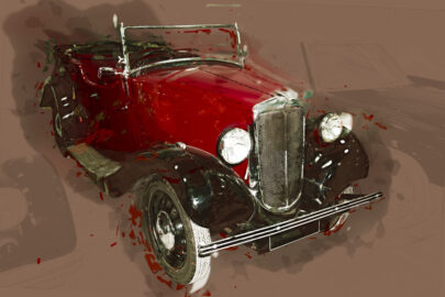 Classic car illustration. Isolated. Contains clipping path - slon.pics - free stock photos and illustrations