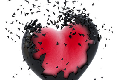 Exploding Heart. Isolated - slon.pics - free stock photos and illustrations