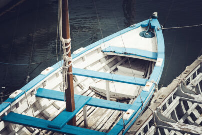 Old Fishing boat from above - slon.pics - free stock photos and illustrations