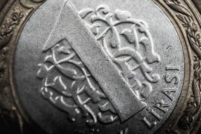Turkish lira coin close-up - slon.pics - free stock photos and illustrations