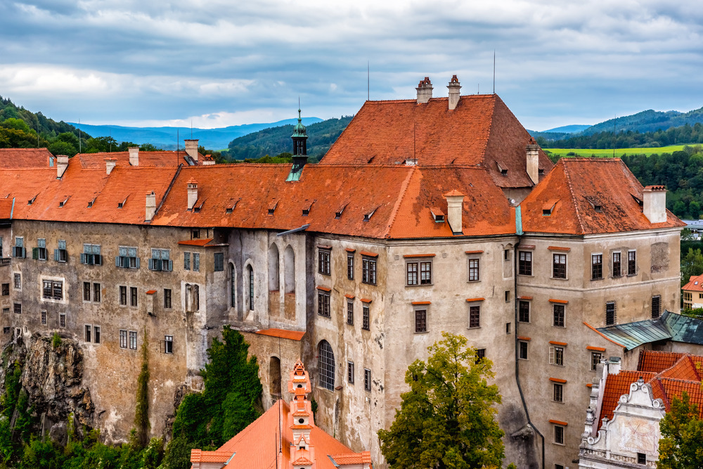 View of Cesky Krumlov Castle. Czech Republic