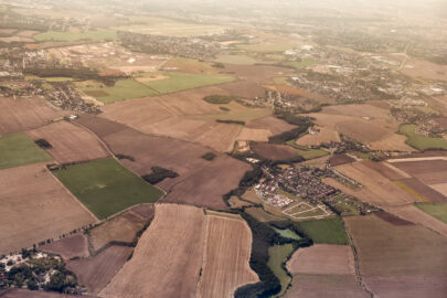Aerial view of agricultural fields - slon.pics - free stock photos and illustrations