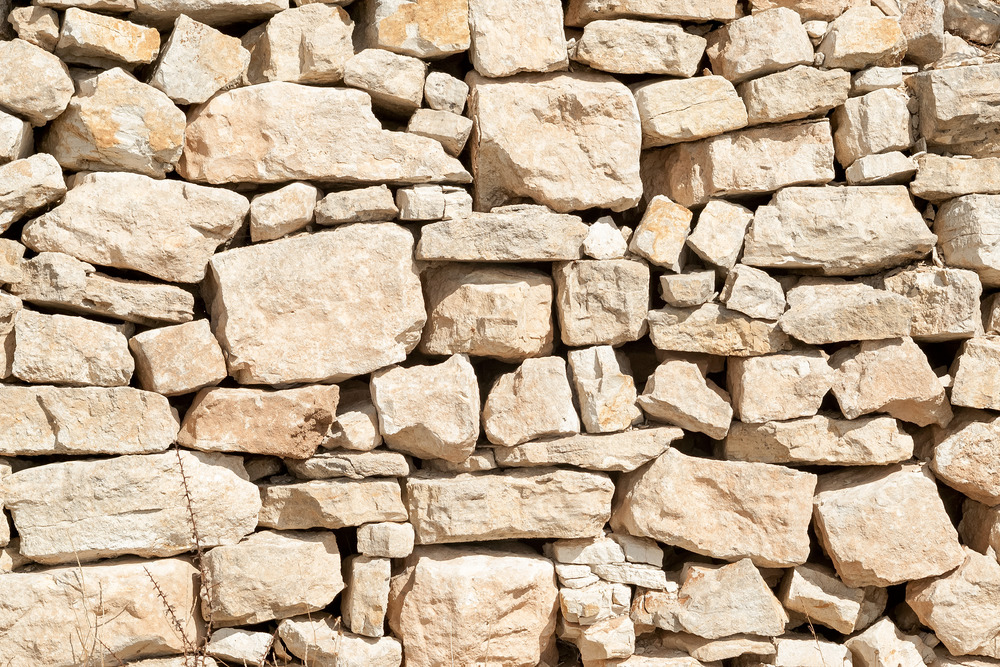 Sandstone rock wall texture