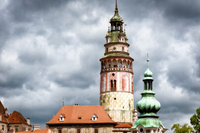 Castle Tower. Cesky Krumlov, Czech Republic - slon.pics - free stock photos and illustrations
