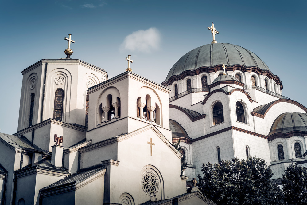 The Church of Saint Sava. One of the largest Orthodox churches in the world. Belgrade, Serbia