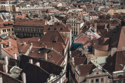 Rooftop view. Prague, Czech Republic - slon.pics - free stock photos and illustrations