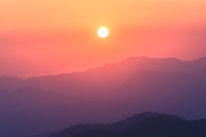Troodos mountains at sunset. Cyprus - slon.pics - free stock photos and illustrations