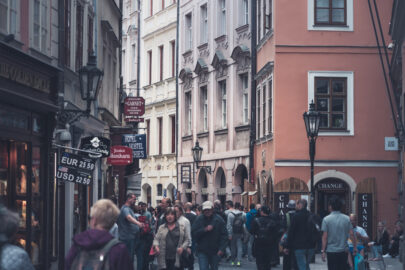 View of Karlova street. Prague, Czech Republic. May 21, 2017 - slon.pics - free stock photos and illustrations