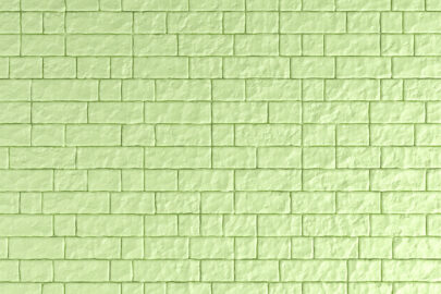 A Green brick wall. 3D illustration - slon.pics - free stock photos and illustrations