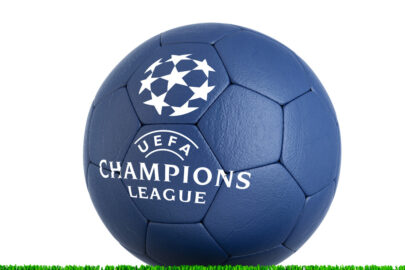 Football ball with UEFA Champions League Final logo - slon.pics - free stock photos and illustrations