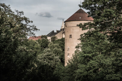 Mihulka – Powder Tower at Prague castle. Czech Republic - slon.pics - free stock photos and illustrations