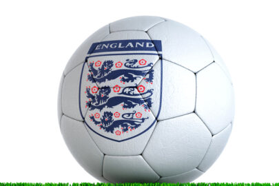 Soccer ball with The Football Association logo - slon.pics - free stock photos and illustrations