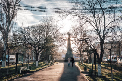 View of Grigore Vieru boulevard. Chisinau, Moldova - slon.pics - free stock photos and illustrations