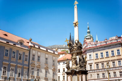 Holy Trinity Column. Lesser Town, Prague - slon.pics - free stock photos and illustrations