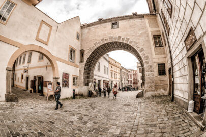 Historic old town of Cesky Krumlov. Czech Republic - slon.pics - free stock photos and illustrations