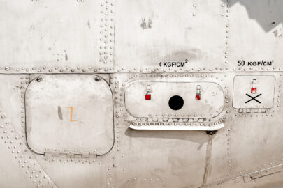 Old metal surface of the aircraft fuselage - slon.pics - free stock photos and illustrations